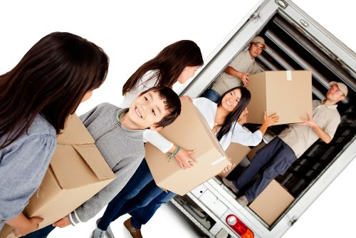Removal team supporting a house move in Ham