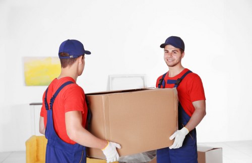 Professional packing services for a home move in Ham