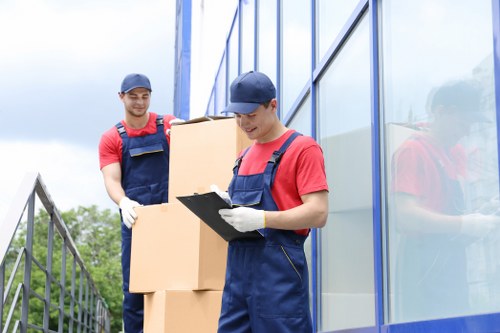 Local man with van service helping with a home move in Ham