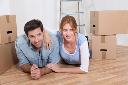 Small removal van used for deliveries and house moves in Ham