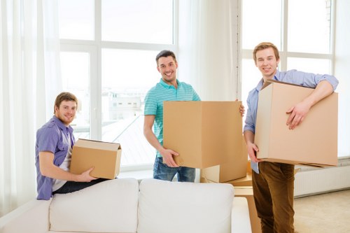 Furniture pick-up for flats and offices in Ham