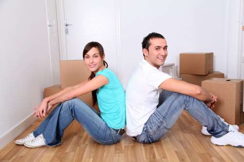 House removalists planning access and loading in Ham
