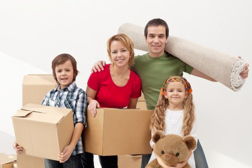 Packing and furniture handling for a move in Ham