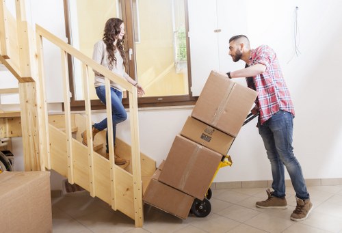 Residential and business removals van service in Ham